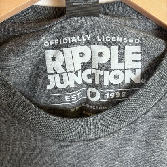 Ripple Junction Elf Movie OMG! SANTA! Graphic T Shirt Size Small Gray Unisex - Picture 3 of 8